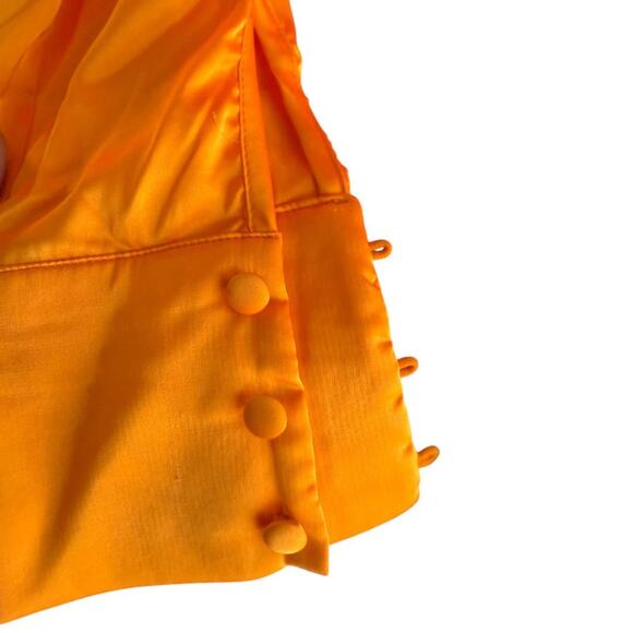 RIVIR Dress Women's Size Medium Orange - Picture 3 of 9